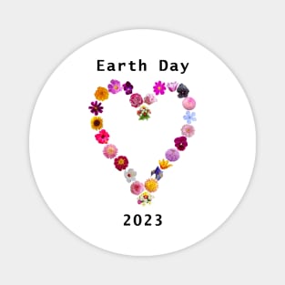 Floral Heart for Earth Day 2023 Magnet